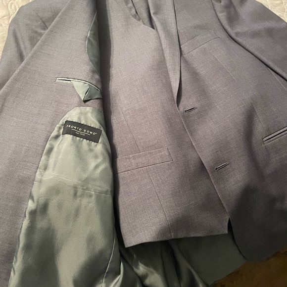 Pronto Uomo 3 piece suit. Worn once. Grey - Picture 1 of 2